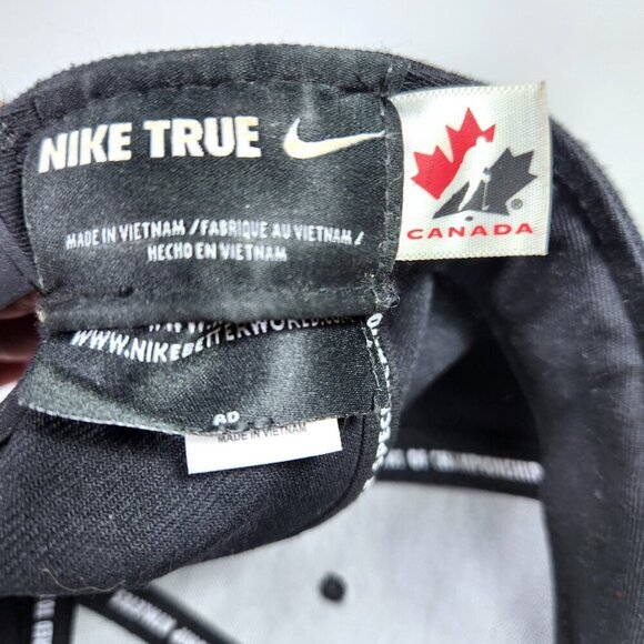 Nike Hockey Canada Anniversary Hat Cap 100 Year 1914 - 2014 Black Snapback - Picture 9 of 10